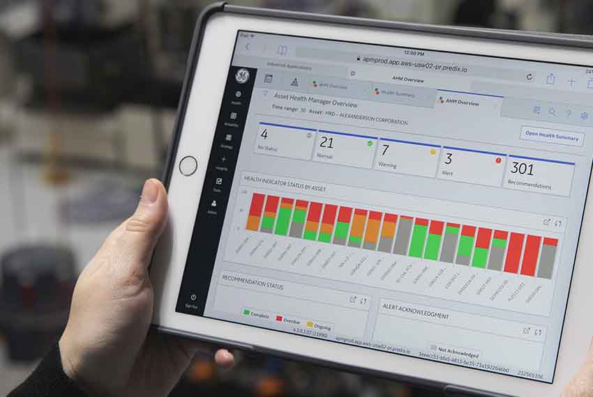 Asset Performance Management (APM) screen | GE Digital software